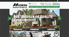 Desktop Screenshot of morintoiture.com